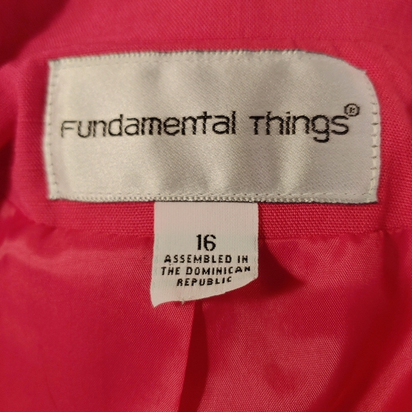 Pink Blazer by Fundamental Things, Size 16 - Picture 2 of 2